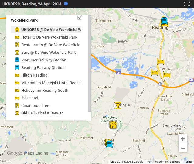 UKNOF28 Area Map